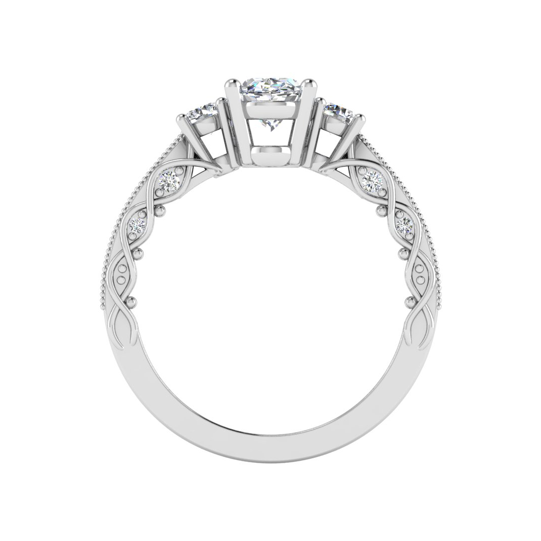 Ariyah Accented Engagement Ring